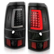 Load image into Gallery viewer, ANZO 2003-2006 Chevy Silverado 1500 LED Taillights Plank Style Black w/Clear Lens