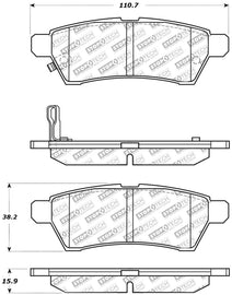 StopTech Street Select Brake Pads - Front