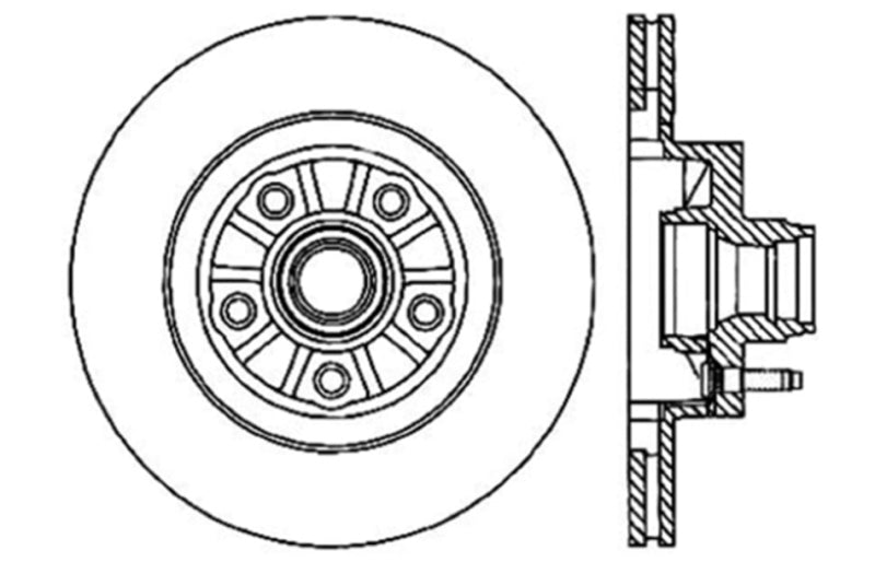 StopTech Slotted & Drilled Sport Brake Rotor