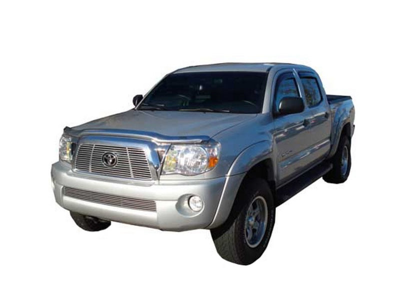 AVS 05-11 Toyota Tacoma High Profile Hood Shield - Chrome