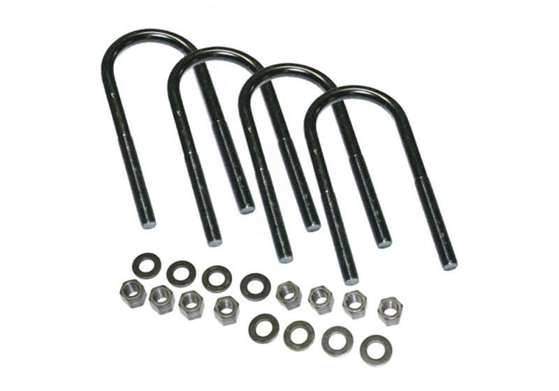 Superlift U-Bolt 4 Pack 9/16x3-1/8x13 Round w/ Hardware