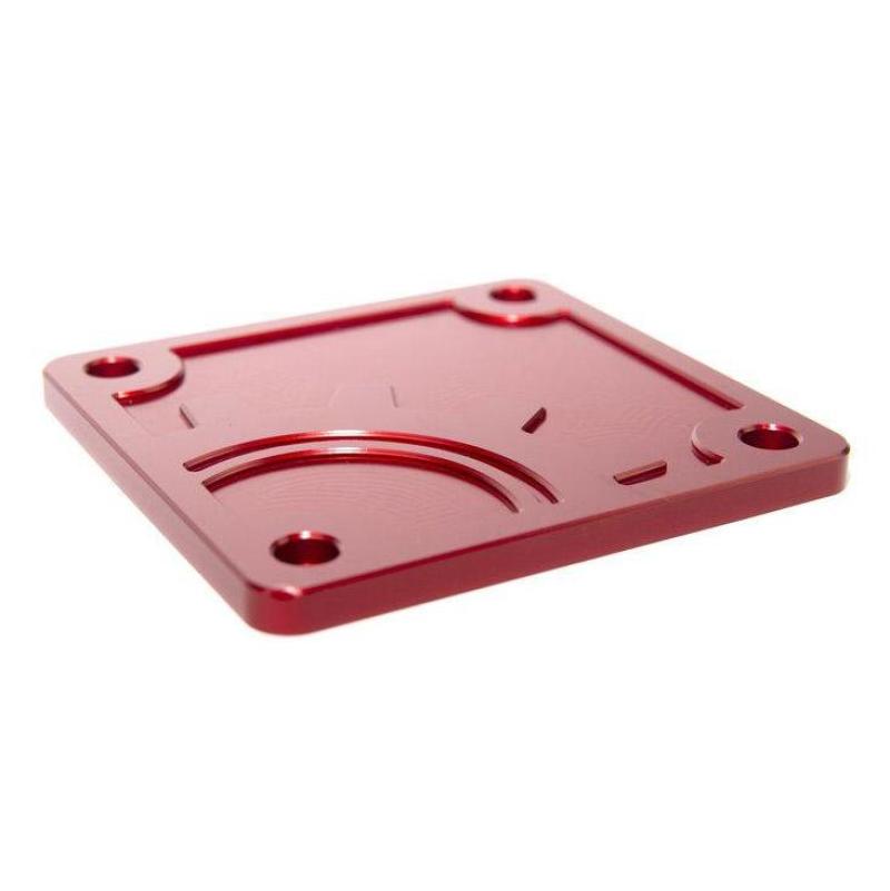 BuiltRight Industries 2020 Jeep Gladiator Bed Plug Plate Cover (Alum) - Red