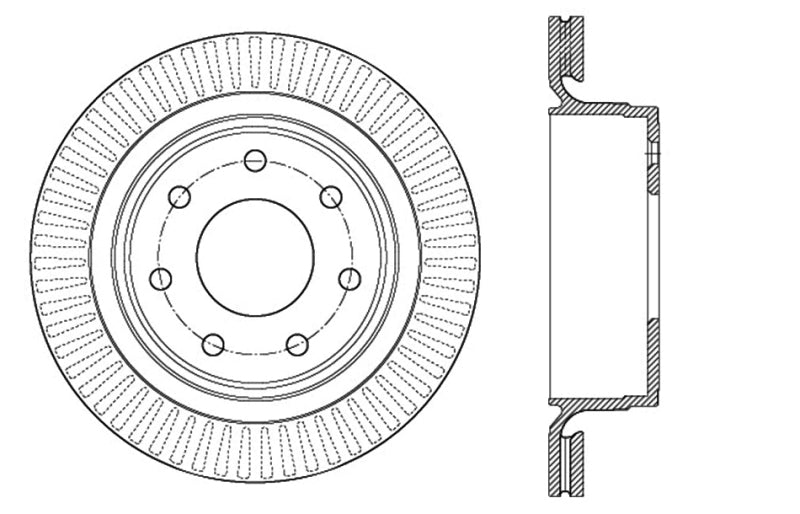 StopTech Slotted & Drilled Sport Brake Rotor