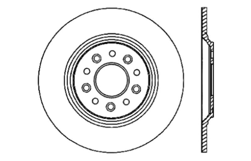 StopTech Slotted & Drilled Sport Brake Rotor