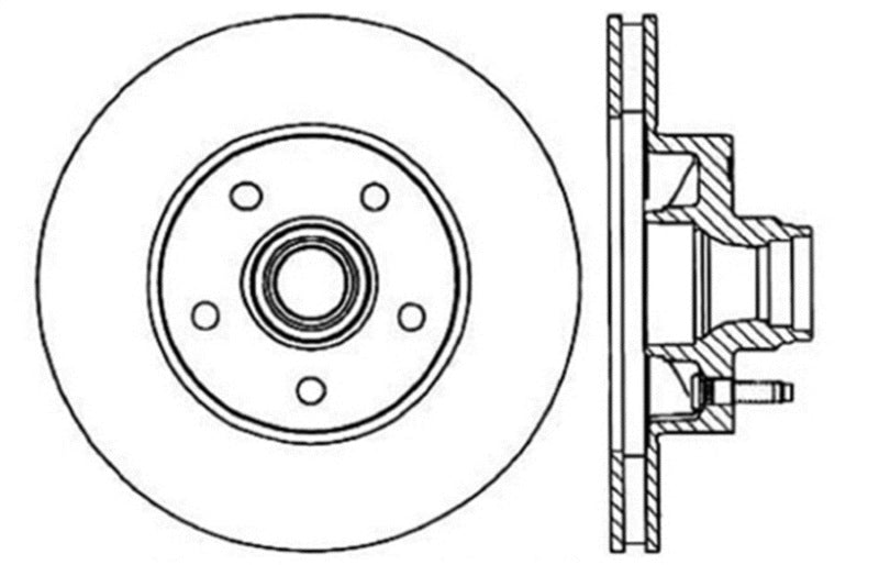 StopTech Slotted & Drilled Sport Brake Rotor