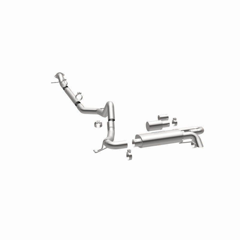 MagnaFlow 2021 Ford Bronco Overland Series Cat-Back Exhaust w/ Single Straight Driver Exit- No Tip