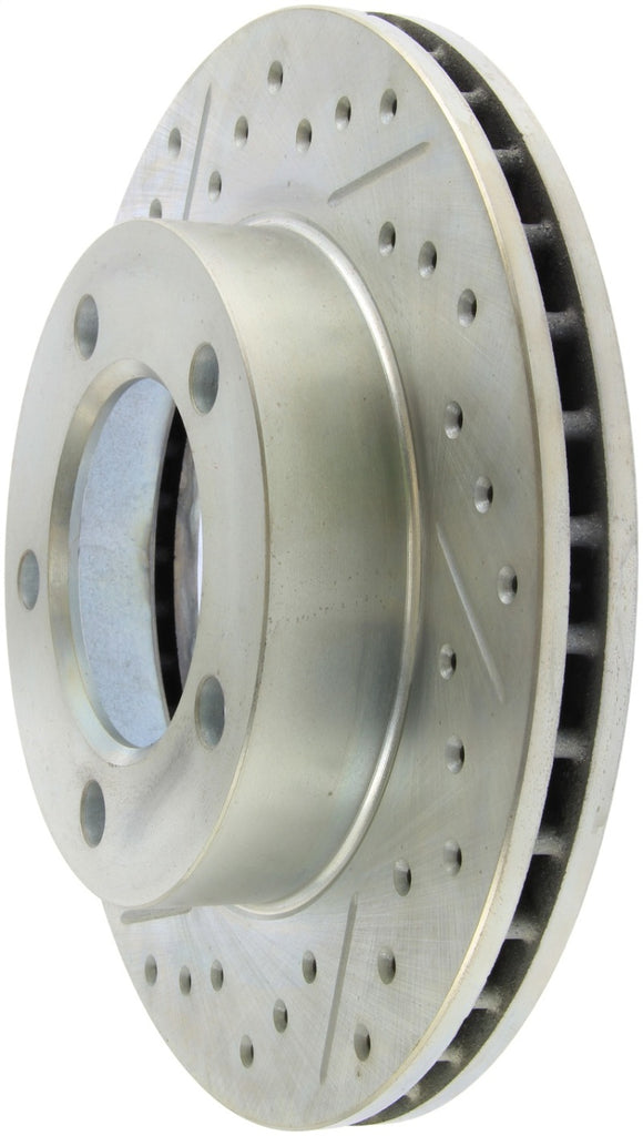 StopTech Select Sport Drilled & Slotted Rotor - Front Left