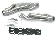 Load image into Gallery viewer, JBA 04-15 Nissan 5.6L VK56DE Oval Port 1-5/8in Primary Silver Ctd Cat4Ward Header