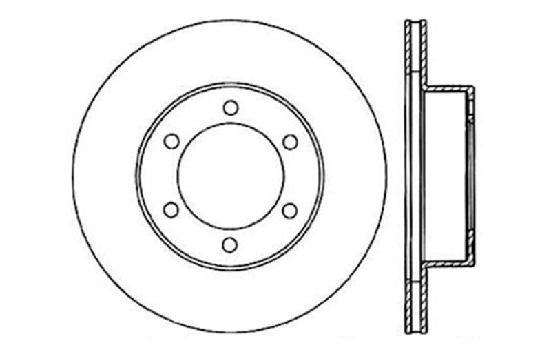 StopTech Slotted & Drilled Sport Brake Rotor