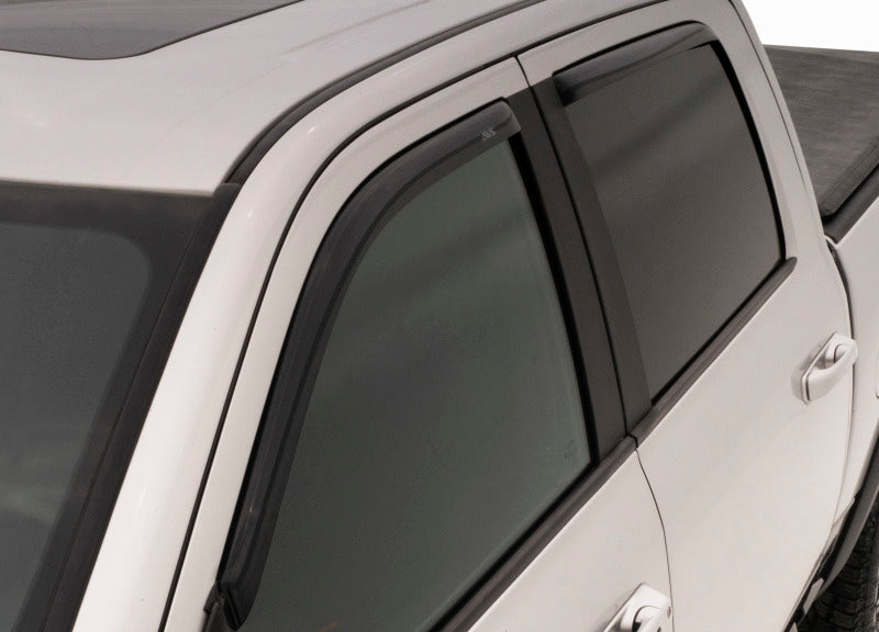 AVS 04-14 Ford F-150 Supercab Ventvisor In-Channel Front & Rear Window Deflectors 4pc - Smoke