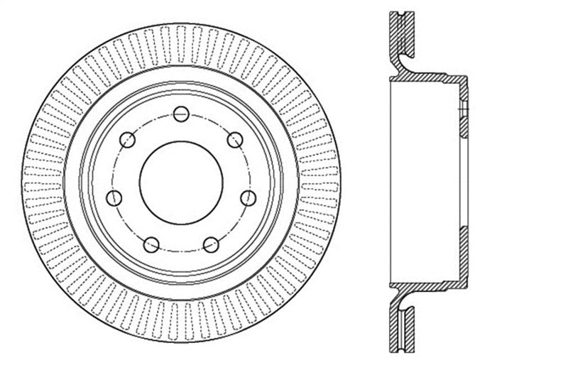 StopTech Slotted & Drilled Sport Brake Rotor