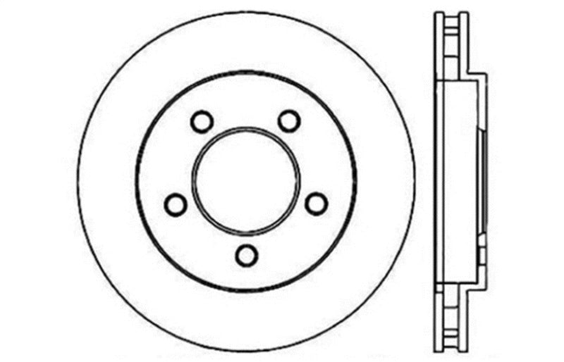 StopTech Slotted & Drilled Sport Brake Rotor