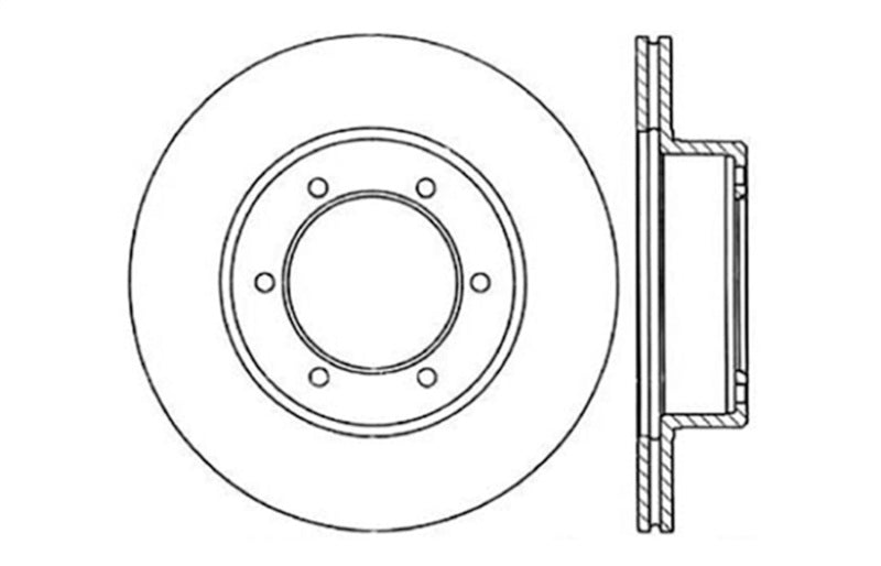 StopTech Slotted & Drilled Sport Brake Rotor