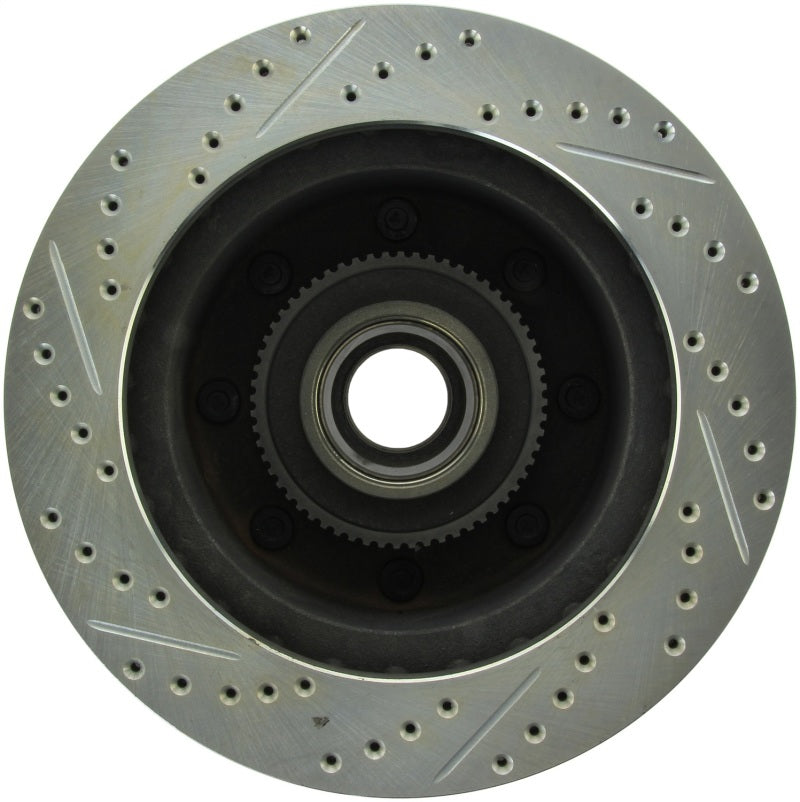 StopTech Select Sport Drilled & Slotted Rotor - Front Right