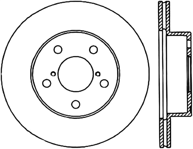 StopTech Slotted & Drilled Sport Brake Rotor