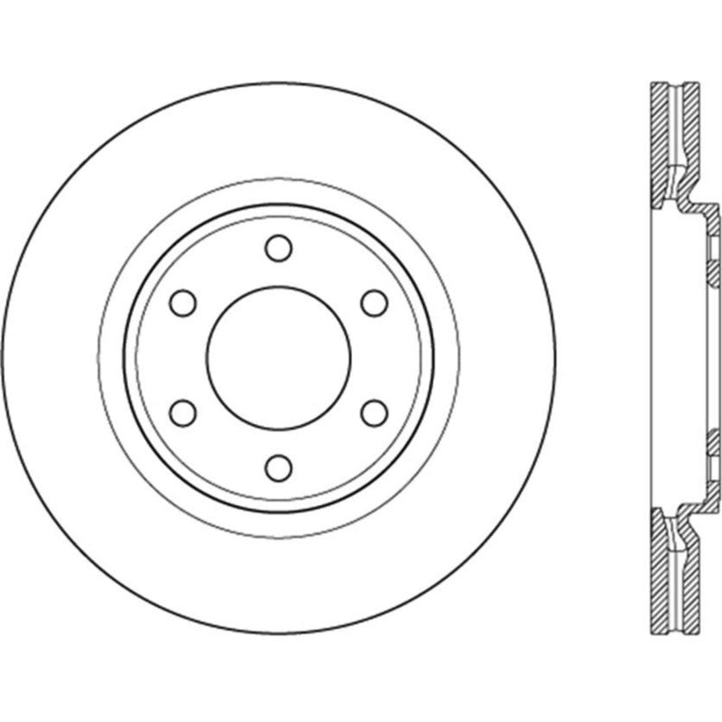 StopTech Slotted Sport Brake Rotor