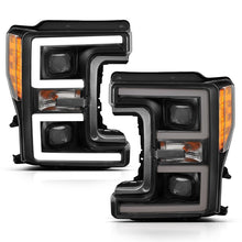 Load image into Gallery viewer, ANZO LED Headlights 17-18 Ford F-250 Super Duty Plank-Style L.E.D. Headlight Black (Pair)