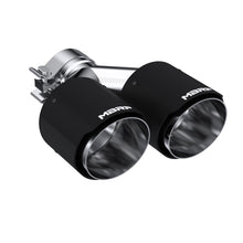 Load image into Gallery viewer, MBRP Universal Carbon Fiber Dual Tip 4in OD/2.5in Inlet