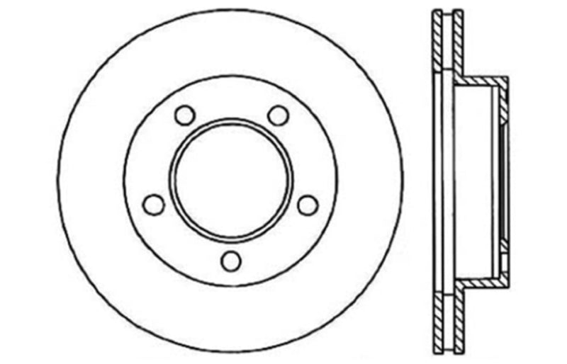 StopTech Slotted & Drilled Sport Brake Rotor