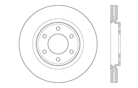 StopTech Sport Drilled & Slotted Rotor - Front Right