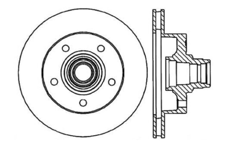 StopTech Slotted & Drilled Sport Brake Rotor