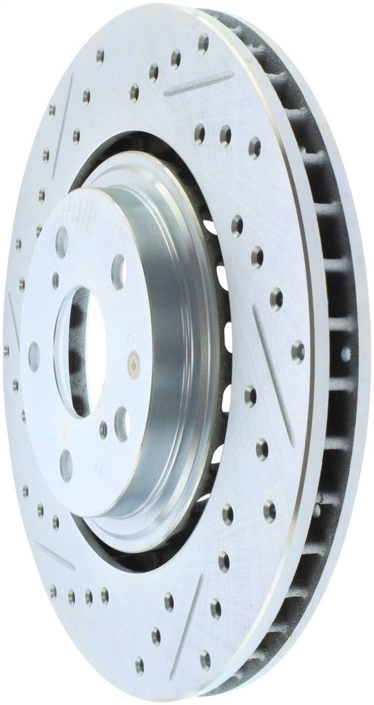 StopTech Select Sport 08-19 Toyota Highlander Sport Drilled / Slotted Front Right Brake Rotor