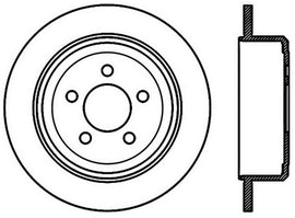 StopTech Sport Cross Drilled Brake Rotor - Front Right