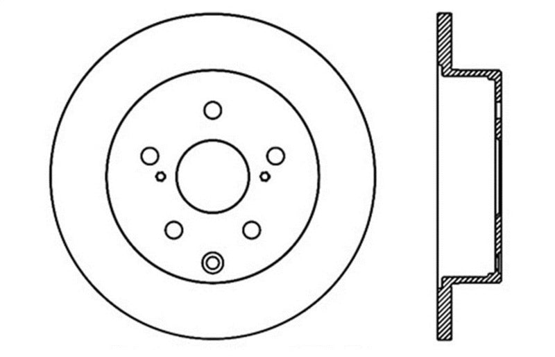 StopTech Slotted & Drilled Sport Brake Rotor