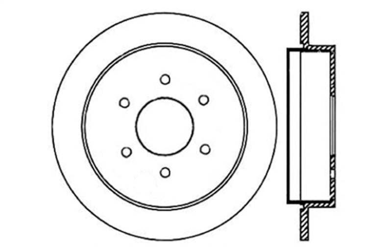 StopTech Slotted & Drilled Sport Brake Rotor