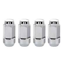 Load image into Gallery viewer, McGard Hex Lug Nut (Cone Seat Bulge Style) M14X1.5 / 22mm Hex / 1.945in. Length (4-Pack) - Chrome