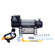 Load image into Gallery viewer, Superwinch 9500 LBS 12V DC 11/32in x 95ft Steel Rope Tiger Shark 9500 Winch