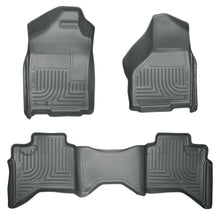 Load image into Gallery viewer, Husky Liners 09-12 Dodge Ram 1500 Quad Cab WeatherBeater Combo Gray Floor Liners