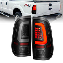 Load image into Gallery viewer, ANZO 2008-2016 Ford  F-250  LED Tail w/ Lights Bar Black Housing Smoke Lens