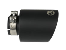 Load image into Gallery viewer, aFe Takeda 304 SS Clamp-On Exhaust Tip 2.5in. Inlet / 4.5in. Outlet / 7in. L - Black