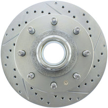 Load image into Gallery viewer, StopTech Select Sport Sport Drilled and Slotted Front Left Rotor 86-94 Ford F-250/F-350