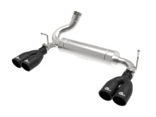 Load image into Gallery viewer, aFe Vulcan Series 2.5in 304 SS Axle-Back Exhaust Black 07-18 Jeep Wrangler (JK) V6-3.6/3.8L