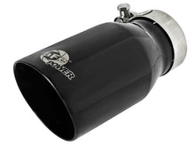 Load image into Gallery viewer, aFe MACH Force-Xp Universal 409 SS Single-Wall Clamp-On Exhaust Tip - Black
