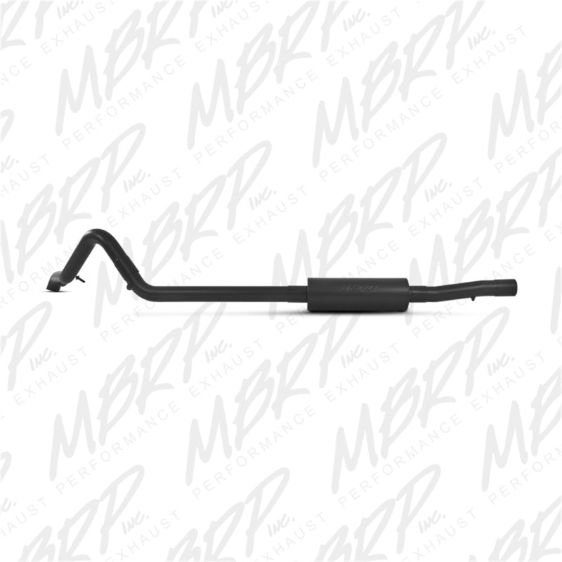 MBRP 2007-2009 Jeep Wrangler (JK) 3.8L V6 4 dr Off-Road Tail Pipe Muffler before Axle