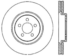 Load image into Gallery viewer, StopTech Slotted &amp; Drilled Sport Front Right Cryo Brake Rotor 13-14 Ford Escape