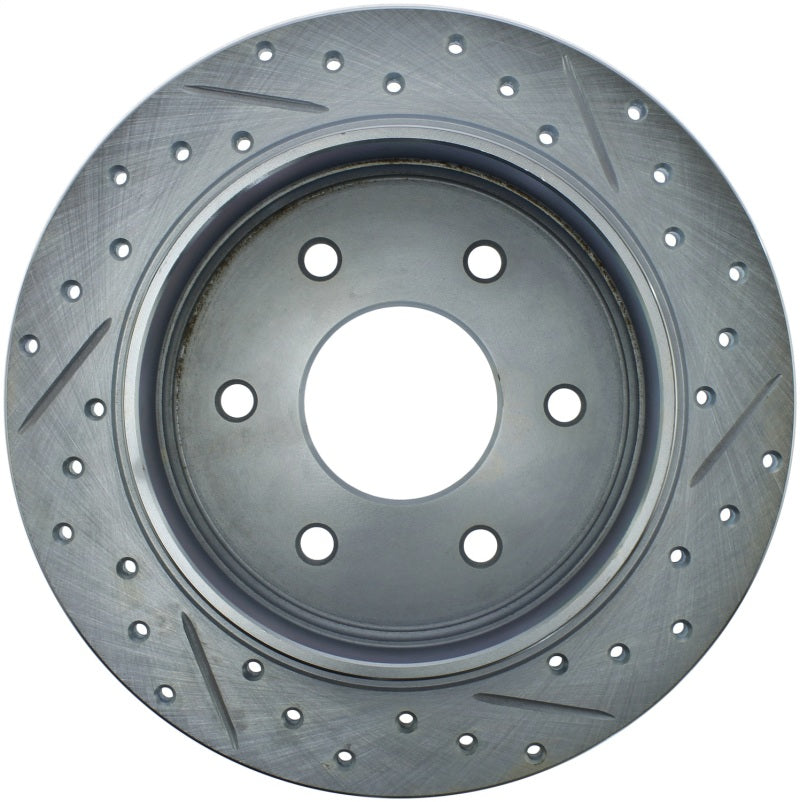 StopTech Select Sport Drilled & Slotted Rotor - Front Left