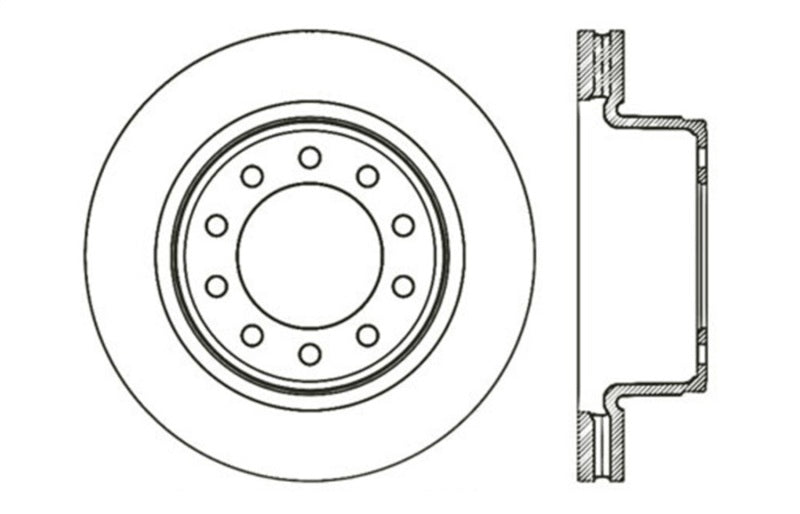 StopTech Slotted & Drilled Sport Brake Rotor