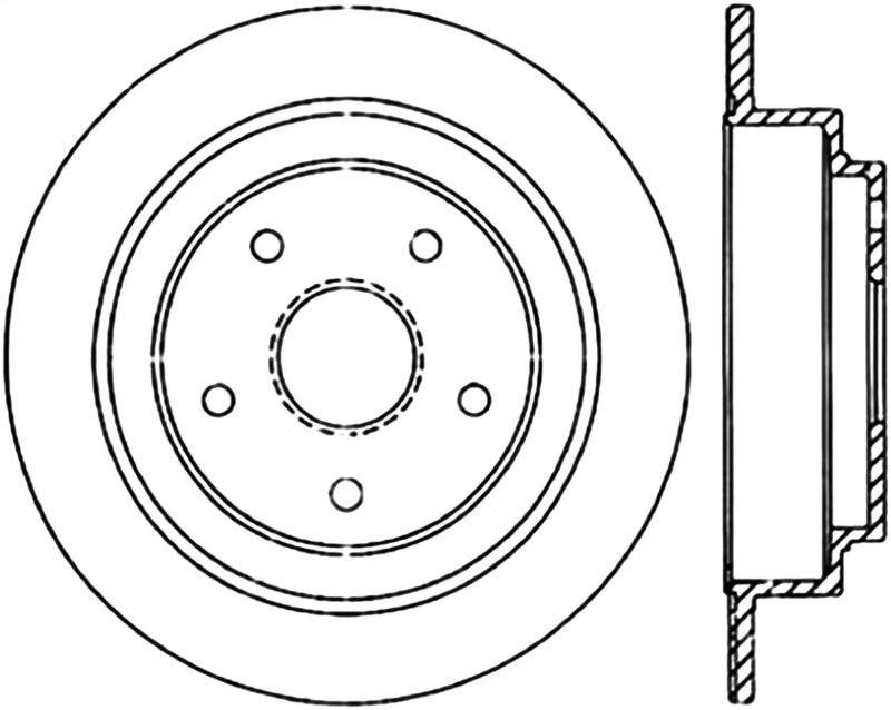 StopTech Slotted & Drilled Sport Brake Rotor