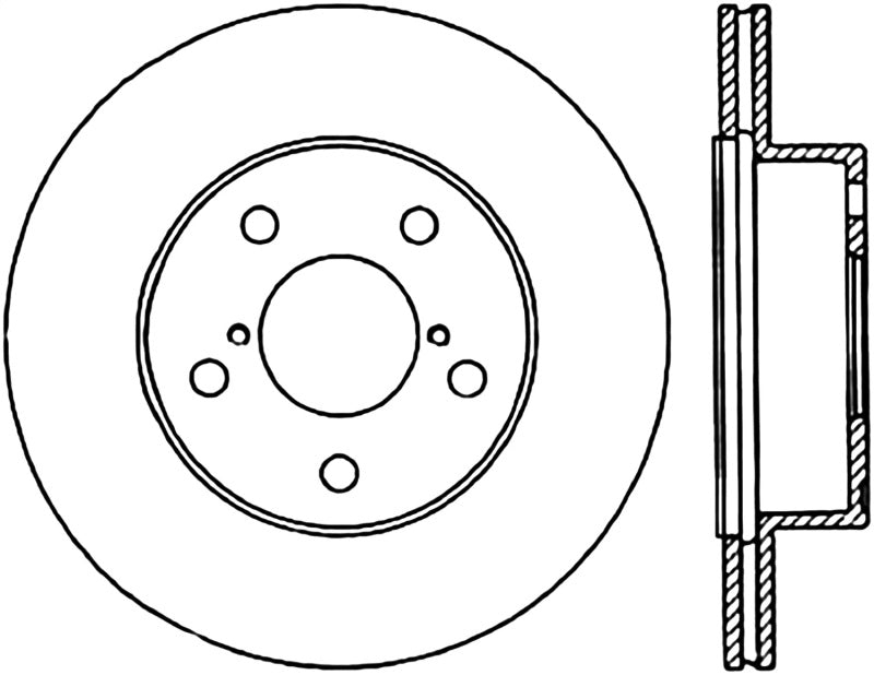 StopTech Slotted & Drilled Sport Brake Rotor