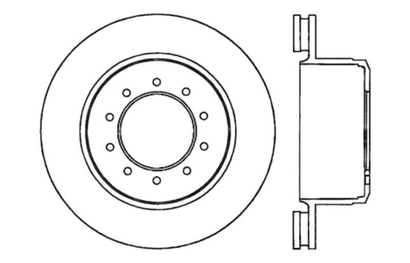 StopTech Slotted & Drilled Sport Brake Rotor