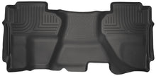 Load image into Gallery viewer, Husky Liners 07-13 Chevrolet Silverado 1500 Ext Cab WeatherBeater Black 2nd Seat Floor Liners
