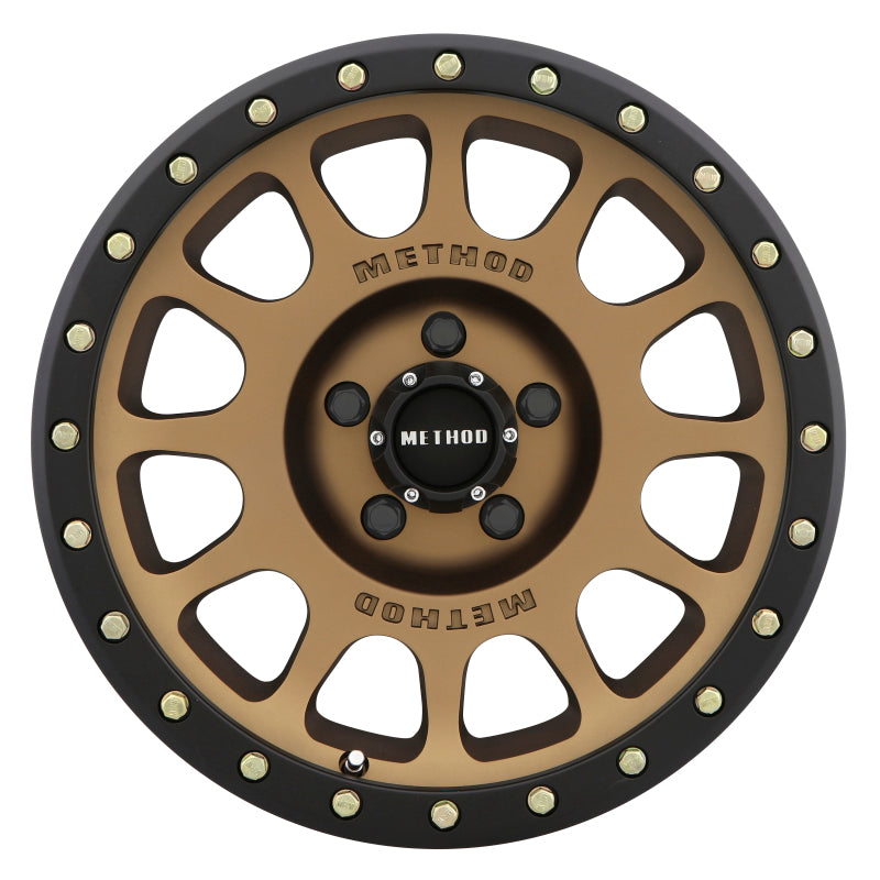 Method MR305 NV 20x9 +25mm Offset 5x150 116.5mm CB Method Bronze/Black Street Loc Wheel