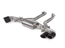 Load image into Gallery viewer, Akrapovic 2020-23 BMW X5M (F95)/X6M (F96) Slip-On Line (Titanium) w/Carbon Fiber Titanium Tips