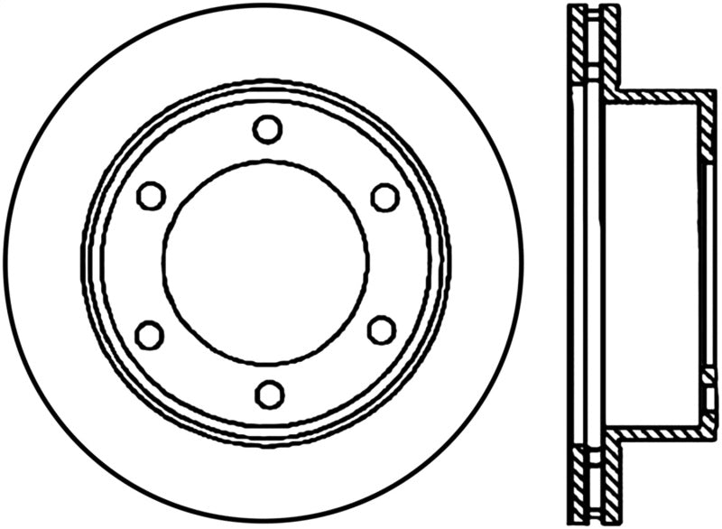 StopTech Slotted Left Cryo Sport Brake Rotor