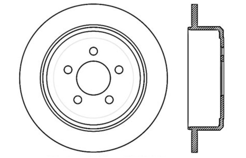 StopTech Slotted & Drilled Sport Brake Rotor