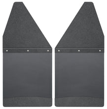 Load image into Gallery viewer, Husky Liners GM 99-16 Silverado/Sierra 12in W Black Top &amp; Weight Kick Back Front Mud Flaps